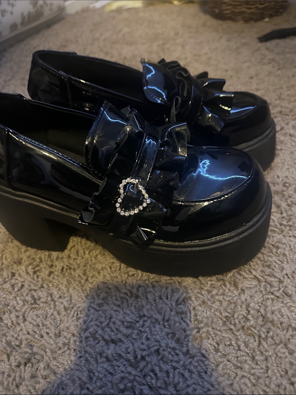 platform heels dark girly